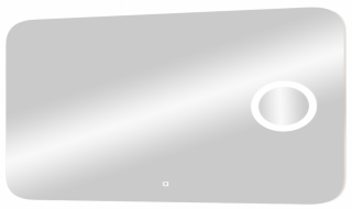 Зеркало с подсветкой Continent Elegant ЗЛП1041 с увеличительной линзой 120см